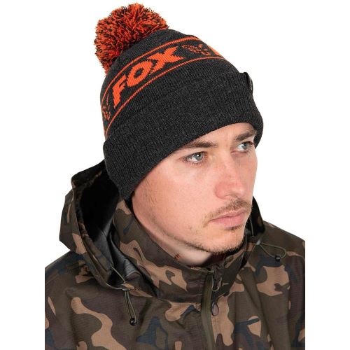 Fox Čiapka Collection Bobble Black Orange