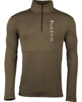 Westin Tričko Energy Midlayer 1/2 Zip Dark Sage (1)