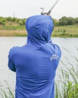 Fox RageTričko s Dlhým Rukávom a Kapucňou Blue Hooded T (12)