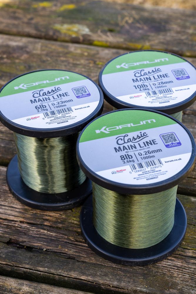 Korum vlasec classic main line 1000 m - 0,28 mm/10lb