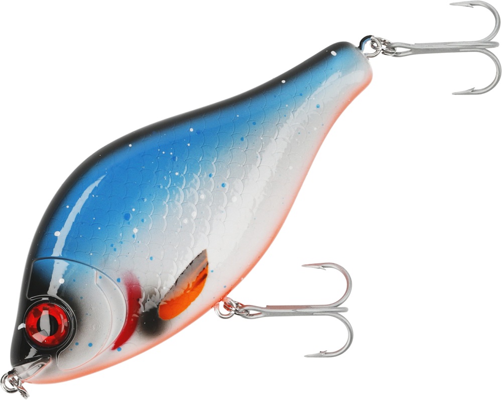 E-shop Mikado wobler mft jerk sinking blue roach - 7 cm 19 g