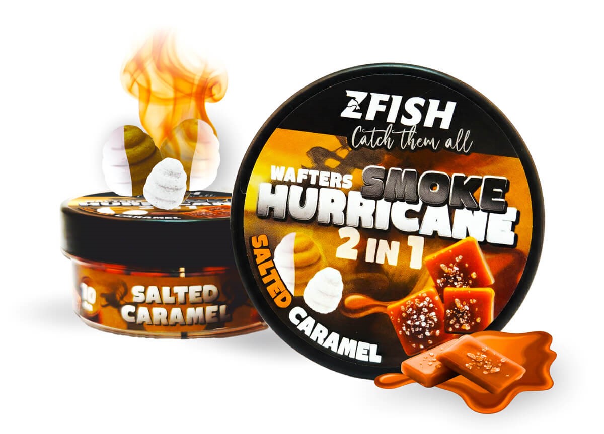 E-shop Zfish wafters smoke huricane 2in1 8-10 mm 30 g - salted caramel