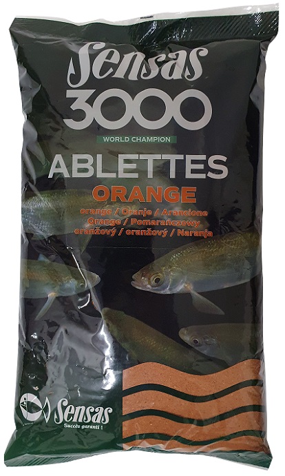 Sensas kŕmenie 3000 ablettes orange (ploticaj oranžová) 1 kg