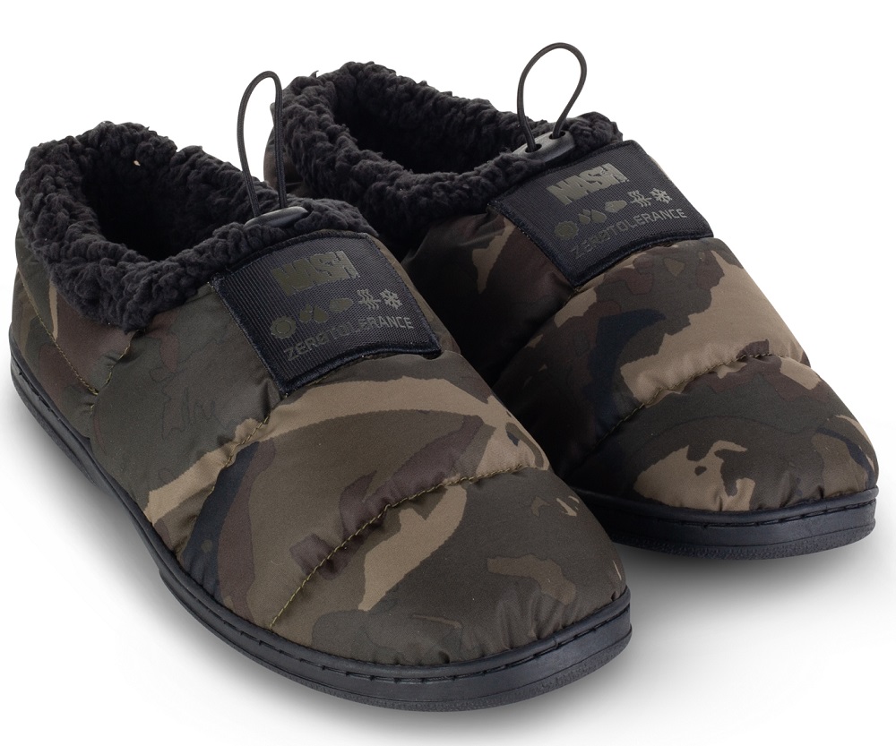 E-shop Nash nazúvaky zt deluxe bivvy slipper camo - 41