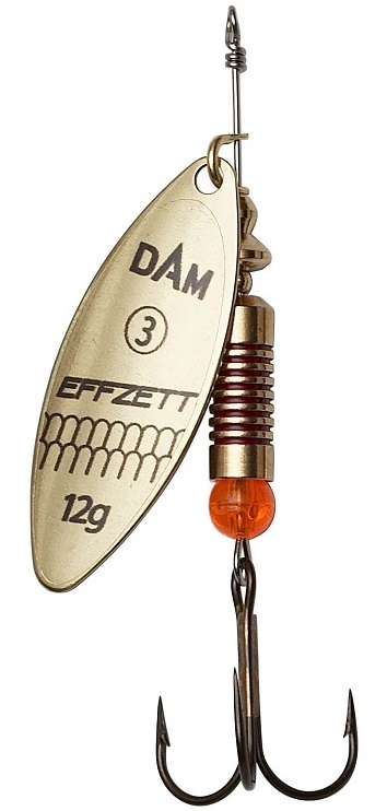 Dam blyskáč effzett predator spinner gold-veľkosť 4