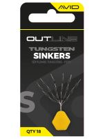 Avid Carp Zarážky Outline Tungsten Sinkers (1)