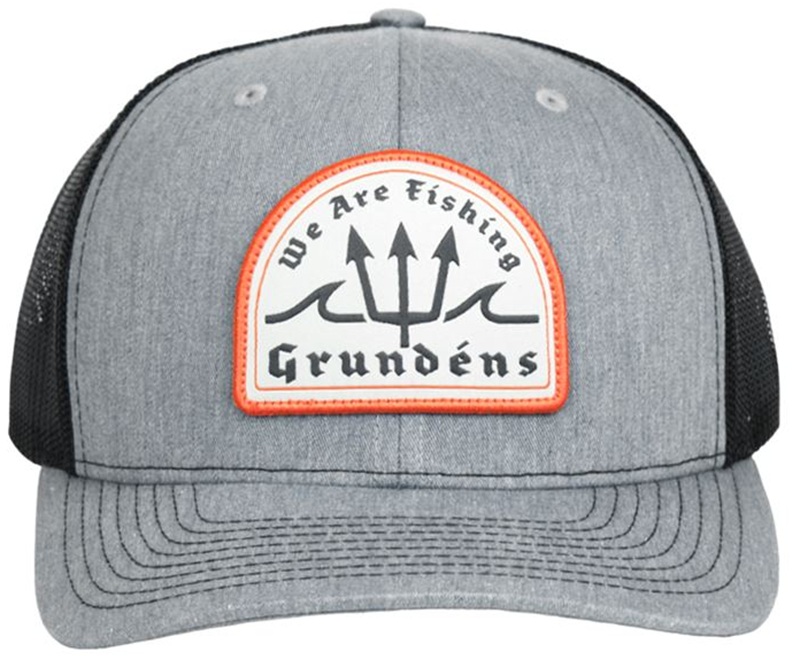 Grundéns šiltovka poseidon trucker - heather grey/black