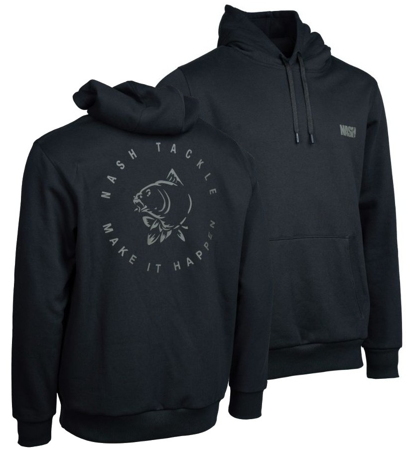 E-shop Nash mikina make it happen carp logo hoody black - s