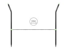 Delphin Dištančné Tyče RangeX Bend 3,5 m (2)