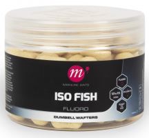 Mainline Vyvážené Boilie Fluoro Dumbell Wafters ISO Fish 150 ml 12x15 mm - White