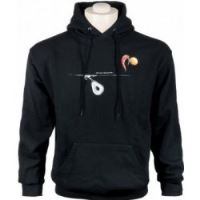 Carp´R´Us Mikina Mouthsnagger čierna Carp´R´Us Mikina Mouthsnagger čierna