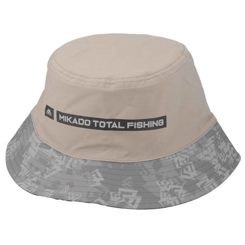 Mikado Klobúk Bucket Hat Oboustranný s UPF Filtrem Sivý