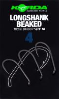 Korda Háčiky Longshank Beaked Barbed 10 ks - Veľkosť 4
