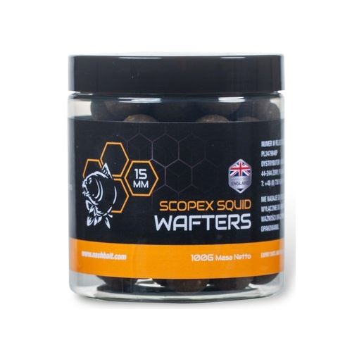 Nash Vyvážené Boilie Wafters Scopex Squid