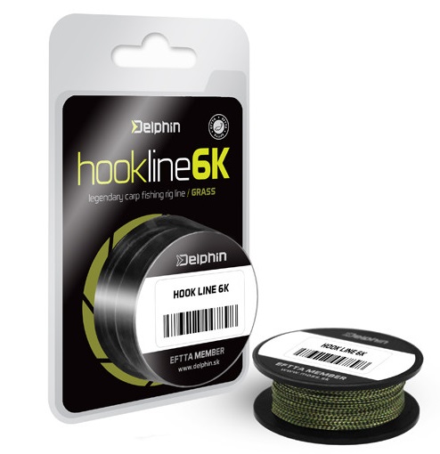 Delphin náväzcová šnúrka hookline 6k grass 20 m-nosnosť 15 lb