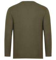 Korda Tričko s Dlhým Rukávom Mindset Minimal LS Tee Dark Olive (1)