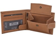 Mercucio Peňaženka Svetlohnedá Vzor 33 Kapor (1)