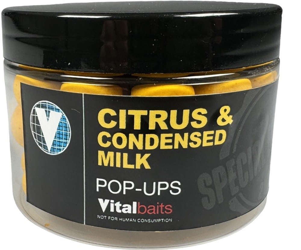 Vitalbaits pop-up citrus & condensed milk yellow - 18 mm