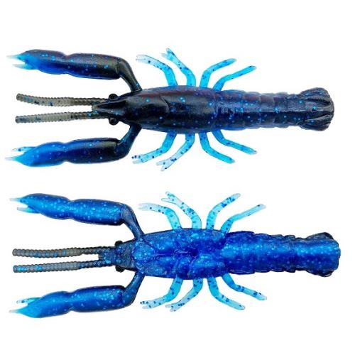 Savage Gear Gumová Nástraha 3D Crayfish Rattling Blue Black 8 ks