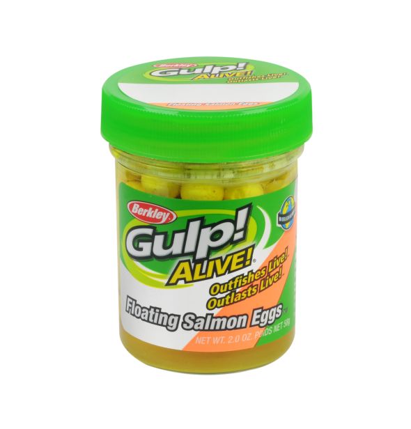 Berkley gumová nástraha gulp alive floating salmon eggs 9 mm-fluoroscent yellow