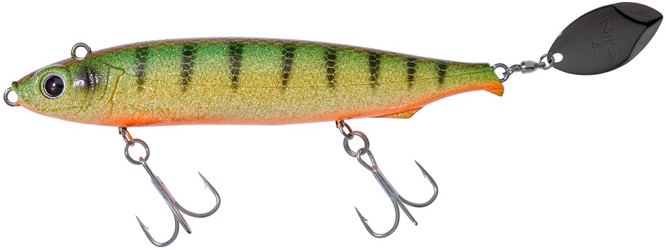 Gunki wobler drag spin s strass perch - 13 cm 32,4 g