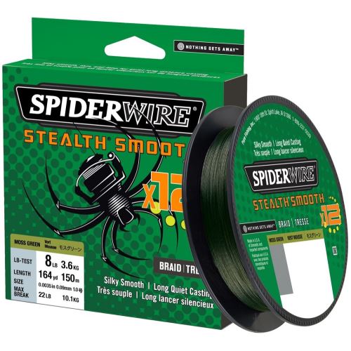 Spiderwire Splietaná Šnúra Stealth Smooth 12 Zelená 150 m - 0,07 mm 6 kg