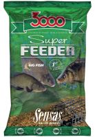 Sensas Kŕmenie 3000 Super Feeder New 1 kg-river black