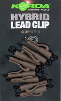 Korda Závesky Hybrid Lead Clips 8 ks - Clay