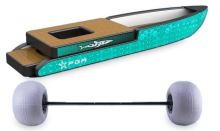 Haibo Kayak JETFLOW Blue Nafukovací s Motorom Veslom a Kolesami Haibo Kayak JETFLOW Blue Nafukovací s Motorom Veslom a Kolesami