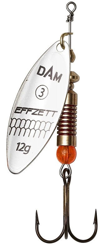 Dam blyskáč effzett predator spinner silver-veľkosť 0