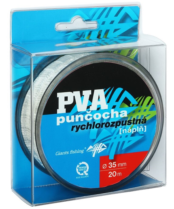 Giants fishing pva náhradná pančucha mesh fast melt refill 20 m - 35 mm