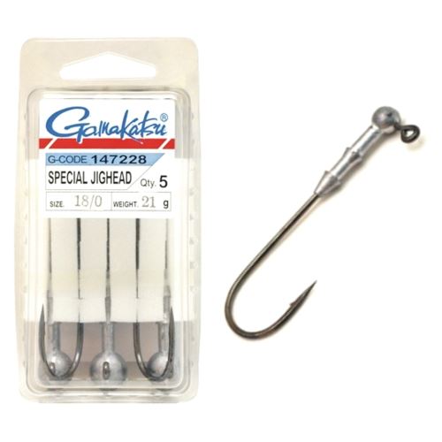 Gamakatsu Jigová Hlava Special 21 g 18/0 5 ks
