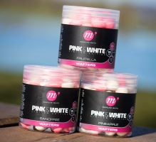 Mainline Boilies Fluro Pink White Wafters Fruitella 15 mm (3)