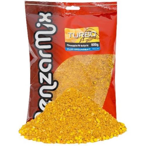 Benzar Mix Krmítková Zmes Groundbait Turbo Fluo 800 g