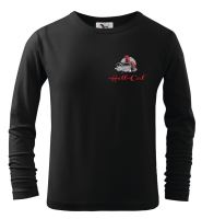 Hell-Cat Tričko Classic Čierne S Dlhými Rukávmi