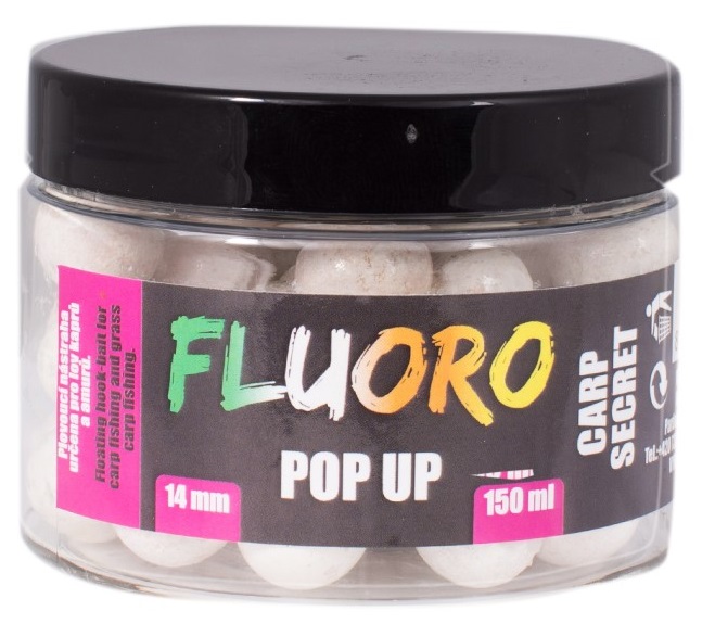 Lk baits pop-up fluoro carp secret - 150 ml 14 mm