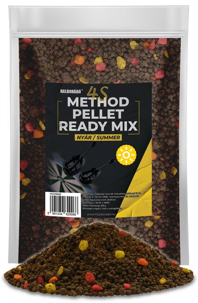 E-shop Haldorádó pelety 4s method pellet ready mix 600 g 2-4 mm - leto