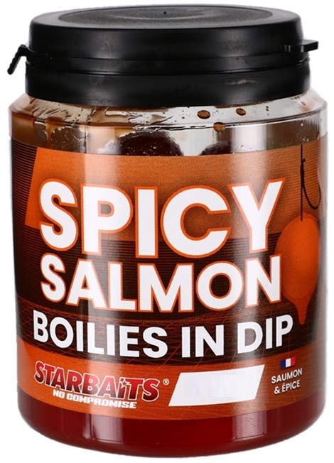 Starbaits boilies in dip concept spicy salmon 150 g - 24 mm