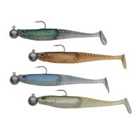 Berkley Sada Gumových Nástrah Powerbait Cullshad Slim RTF Dark Water Mix 4 ks (1)