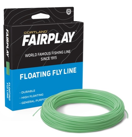 Cortland muškárská šnúra fairplay floating blue green fresh salt 84 ft - wf6f