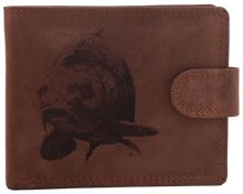 Mercucio Peňaženka Svetlohnedá Vzor 47 Kapor Hlava