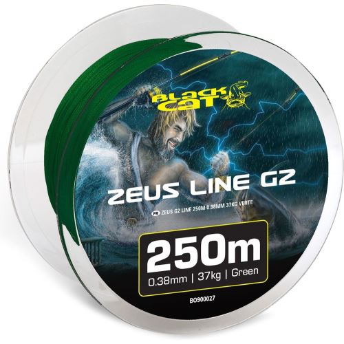 Black Cat Pletená Šnúra Zeus G2 Line Green