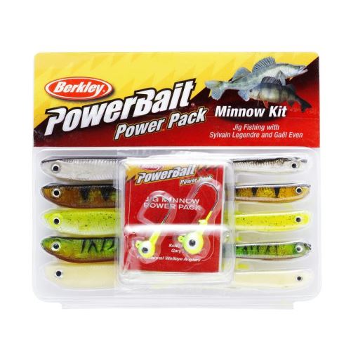 Berkley powerbait sada smáček realistic - 7,5 cm + 10 cm (10ks+2x jig)
