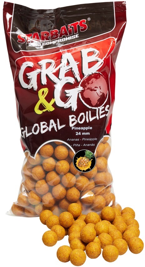 E-shop Starbaits boilies g&g global pineapple - 2,5 kg 20 mm