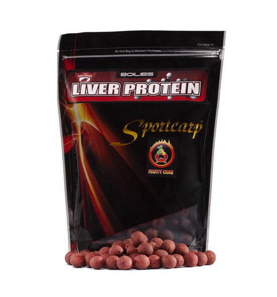 Sportcarp boilies liver protein fruity crab - 250 g 18 mm