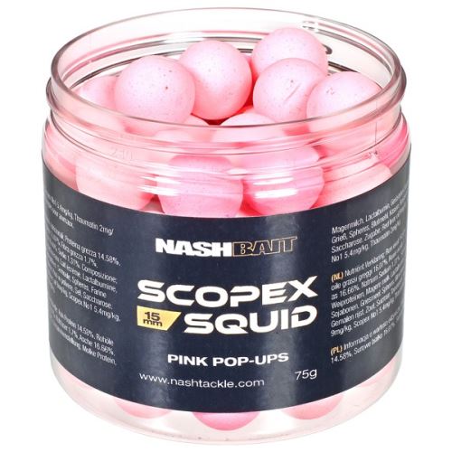 Nash Plávajúce Boilie Scopex Squid Airball Pop Ups Pink