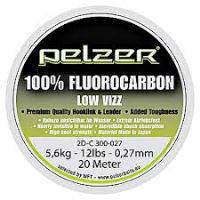 Pelzer - Návazcový vlasec  Fluorocarbon 20 m crystal-Priemer 0,27mm / Nosnosť 12lb / 5,6kg