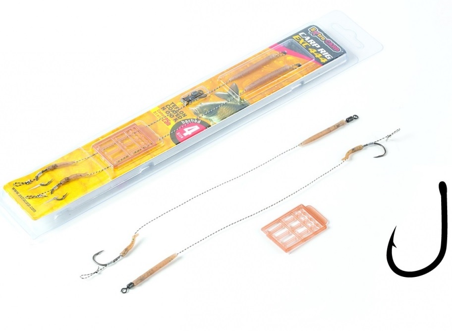 Extra carp nádväzce boilie rig exc 444 2 ks-veľkosť 6