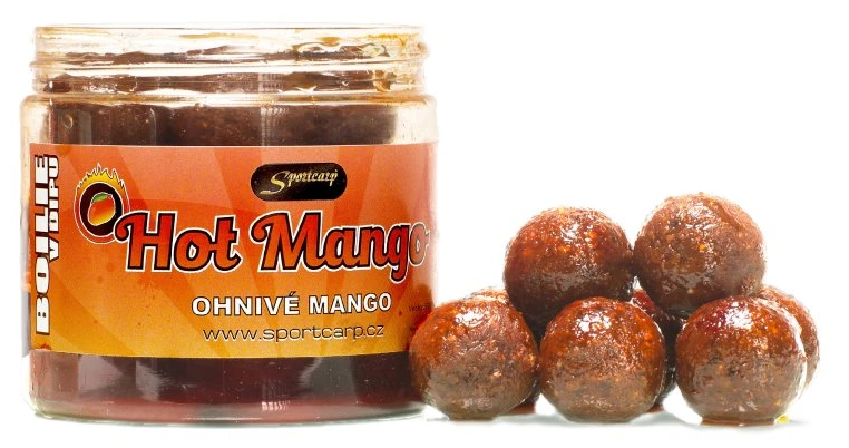 E-shop Sportcarp boilies v dipe dipped boilies 200 ml 20 mm - hot mango