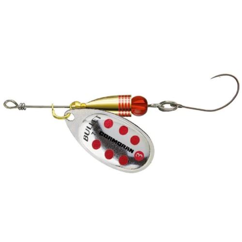 Cormoran Blyskáč Bullet Single Hook Silver Red